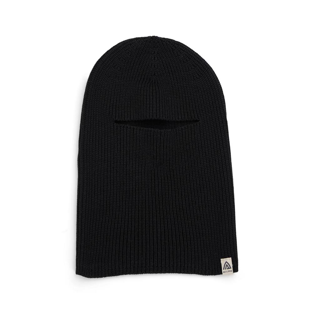 FLAT KNIT BALACLAVA HAT